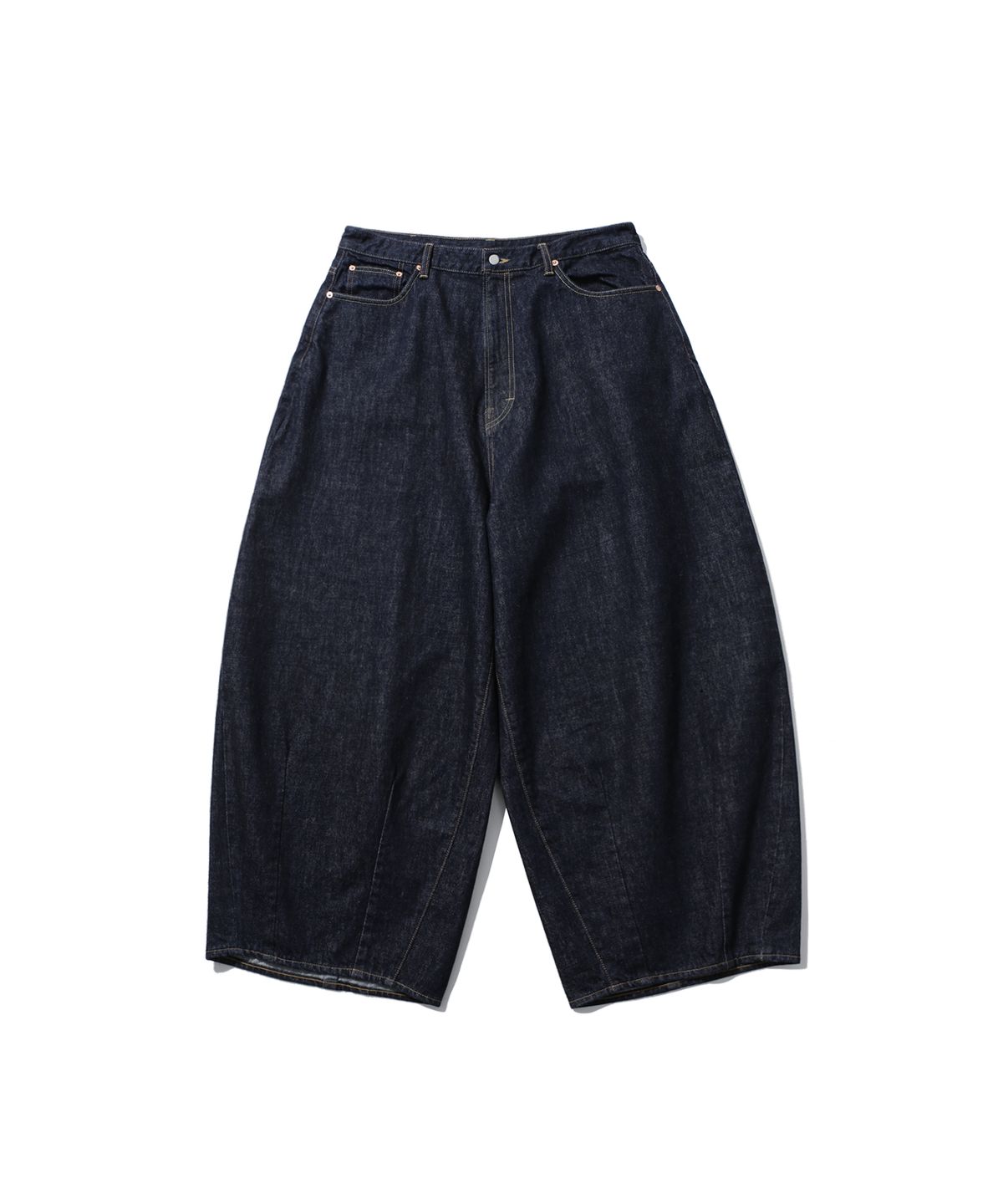 앵글런(ANGLAN) Denim Balloon Pants - Japan Fabric Edition