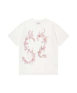 HEART TATTOO TEE WHITE(MG2GMMT512A)