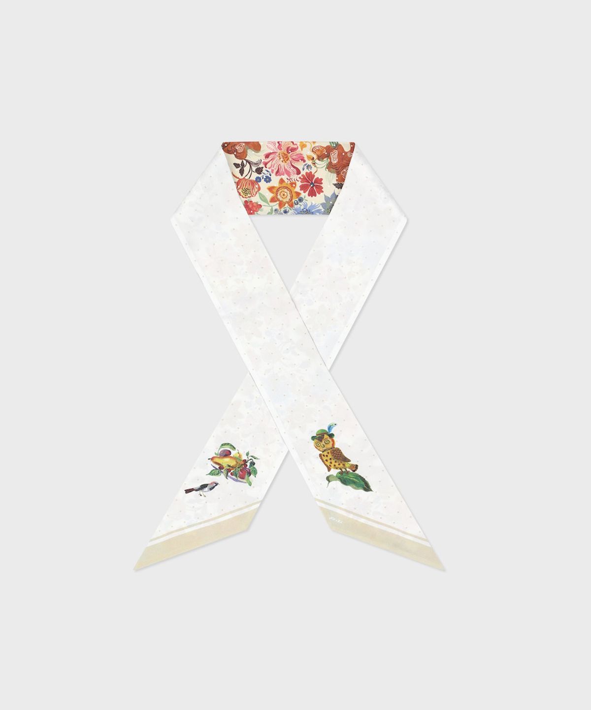 삭스어필(SOCKS APPEAL) NAT twilly silk scarf hou hou