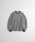 CREWNECK STRIPE L/S SHIRTS oatmeal/black