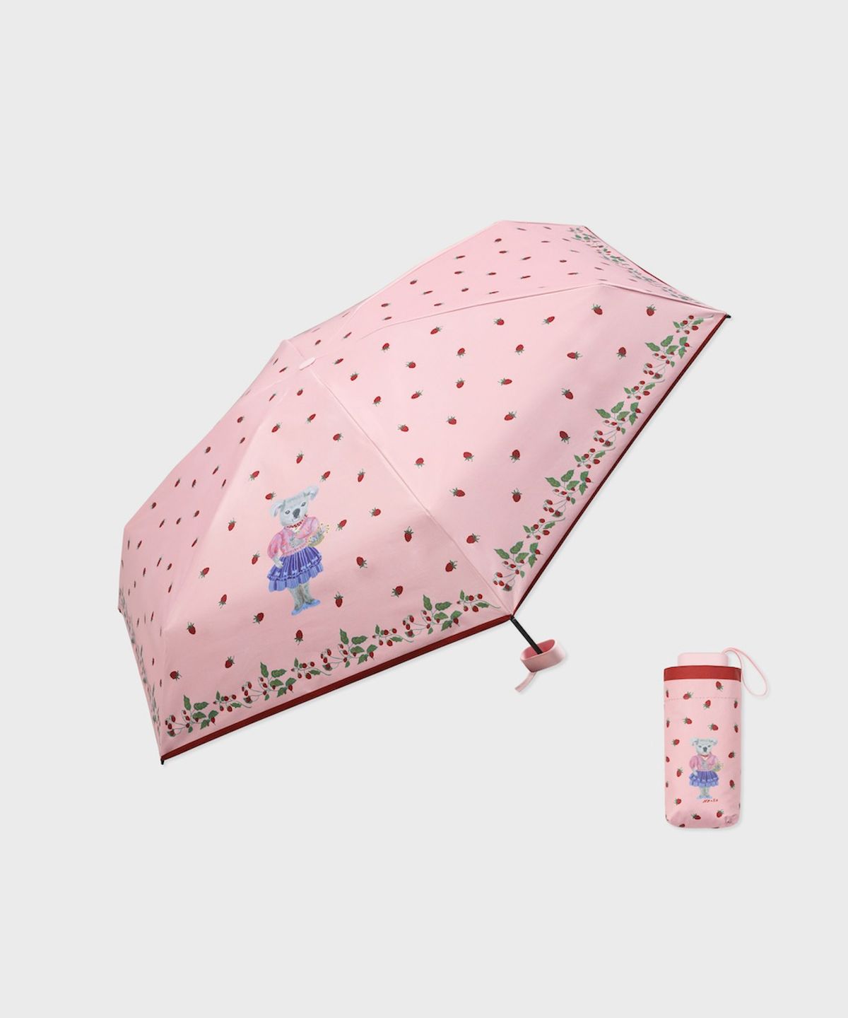 삭스어필(SOCKS APPEAL) NAT sun shade mini umbrella berry koala