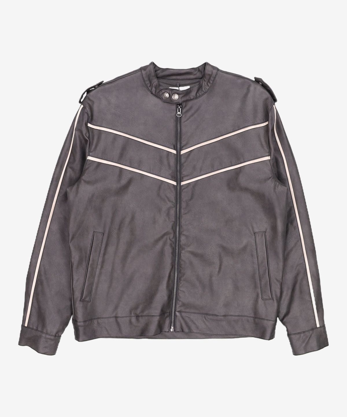 제로플래닛(ZEROPLANET) 모건 레더 레이싱 자켓 [BLACK] FREE