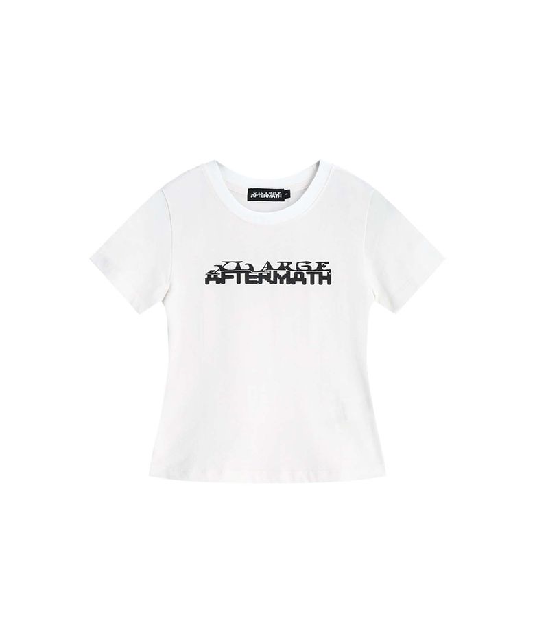 W ATM X XLARGE BABY TEE WHITE