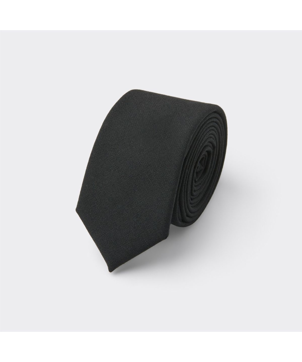 커스텀멜로우(CUSTOMELLOW) Black Wool Slim Tie CAAIX26201BKX