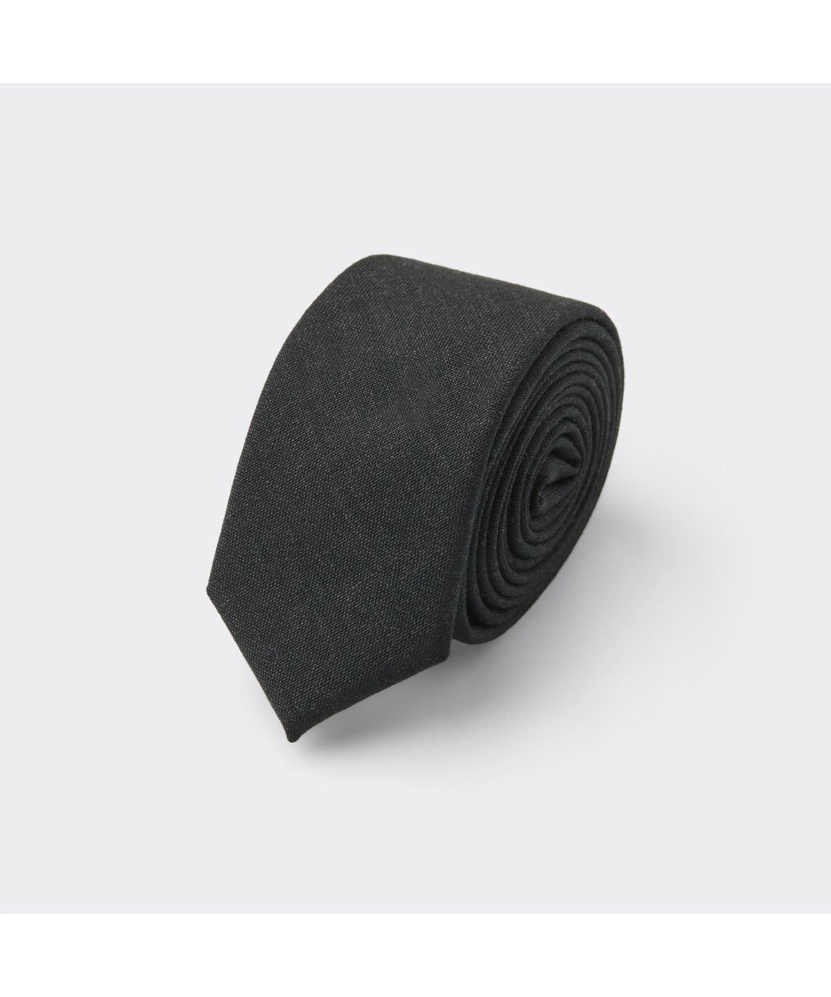 커스텀멜로우(CUSTOMELLOW) Grey Wool Slim Tie CAAIX26201GYD
