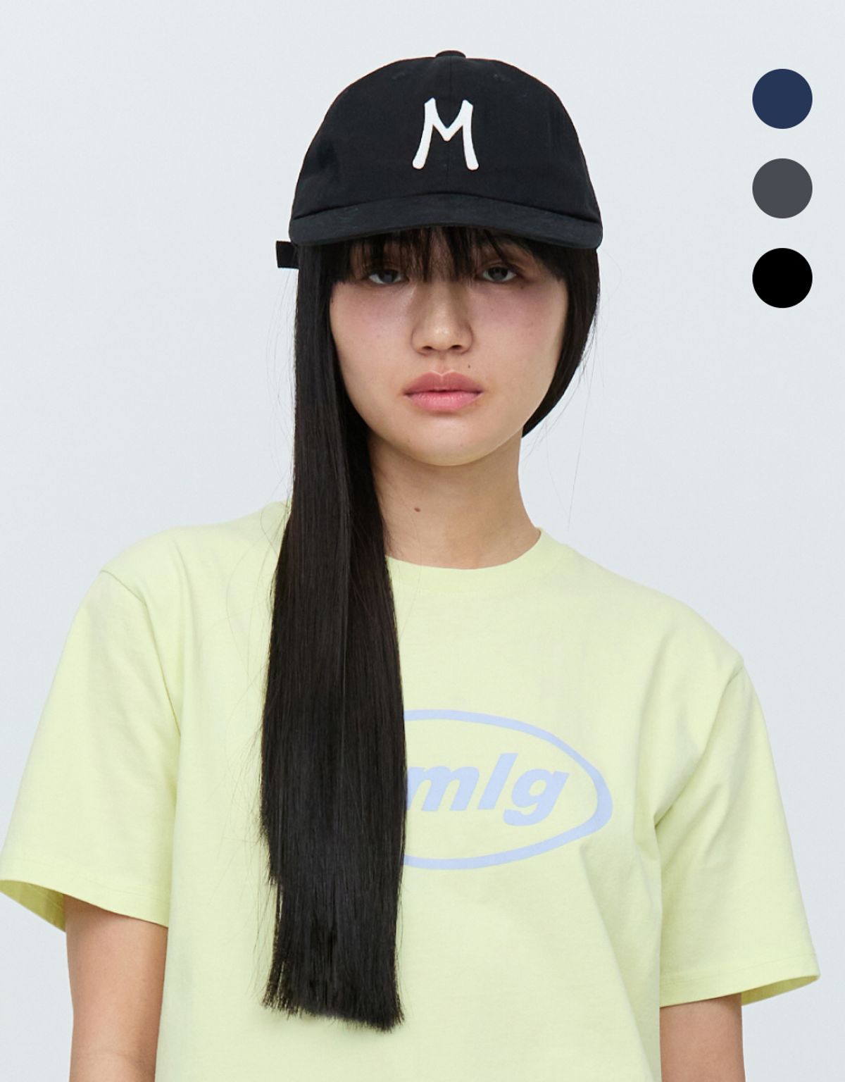 엠엠엘지(MMLG) INITIAL M APPLIQUE BALLCAP (3COLOR)