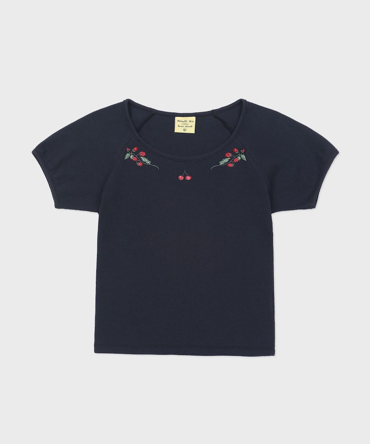 삭스어필(SOCKS APPEAL) NAT embroidery t shirt berry cherry