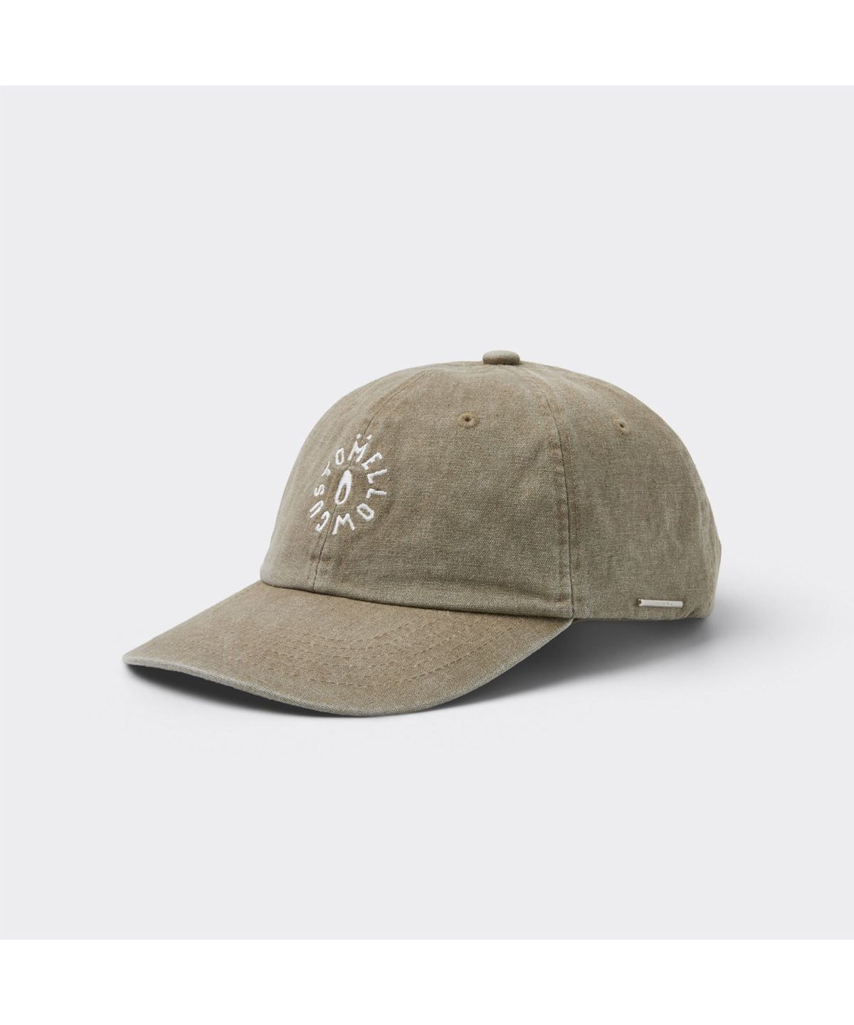 커스텀멜로우(CUSTOMELLOW) Beige Washed Denim Logo Cap CARAX26103BEX