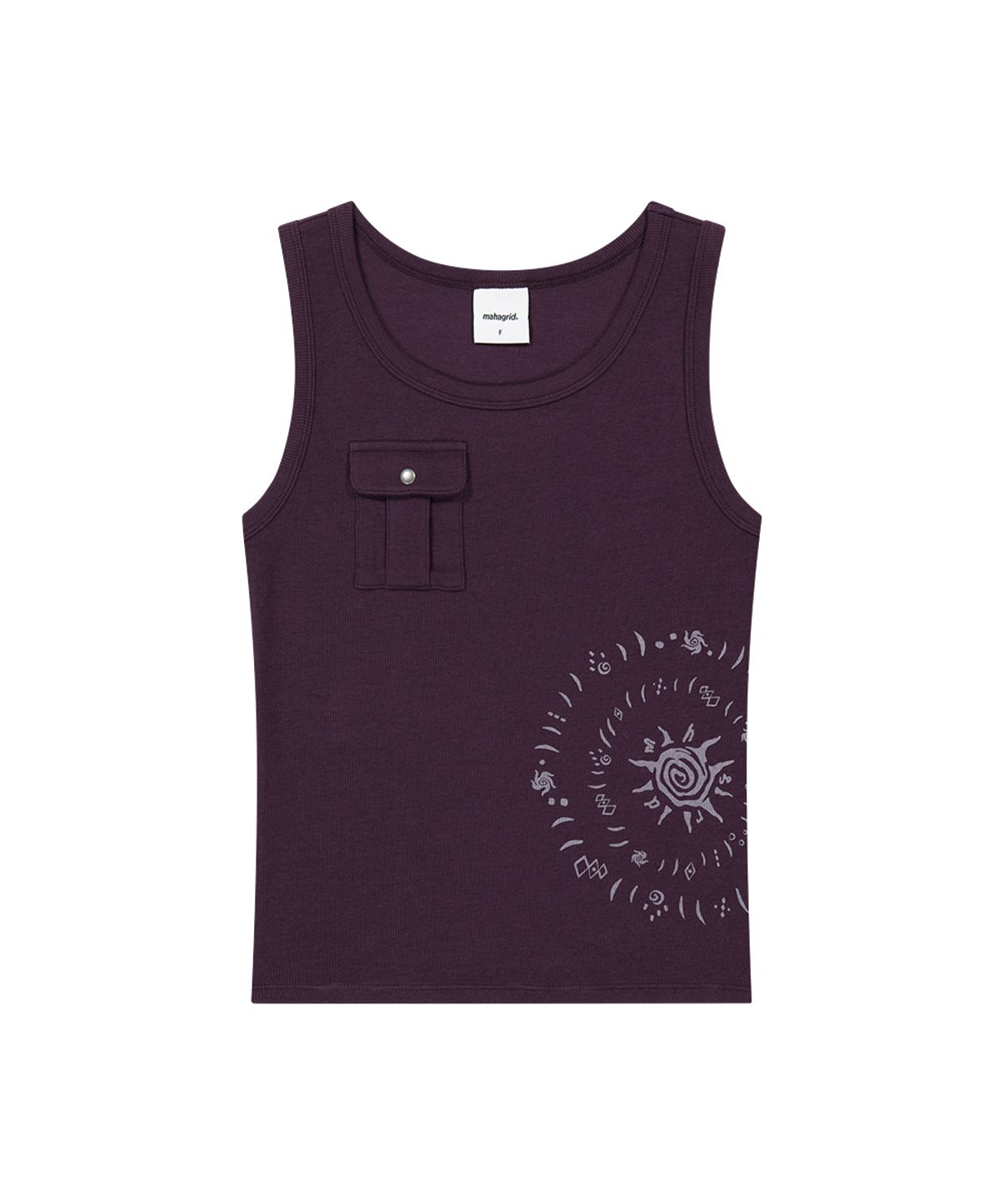 마하그리드(MAHAGRID) CAVE TANK TOP PURPLE(MG2GMFT547A)