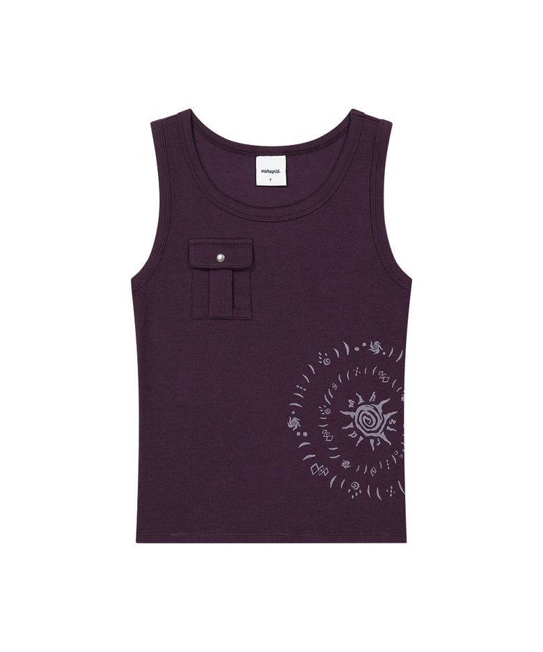 CAVE TANK TOP PURPLE(MG2GMFT547A)