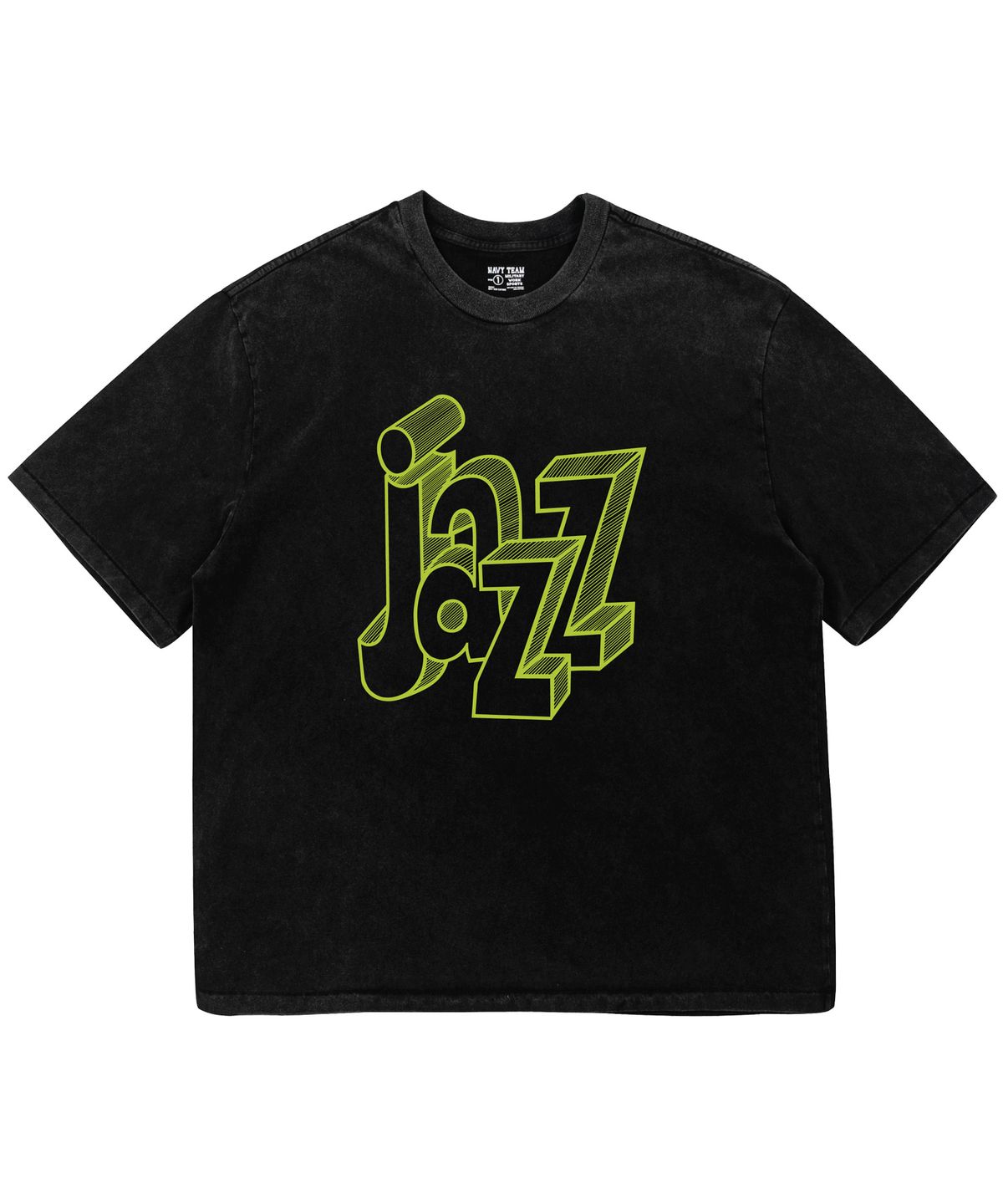 네이비팀(NAVYTEAM) JAZZ 피그먼트 다잉 반팔 티셔츠