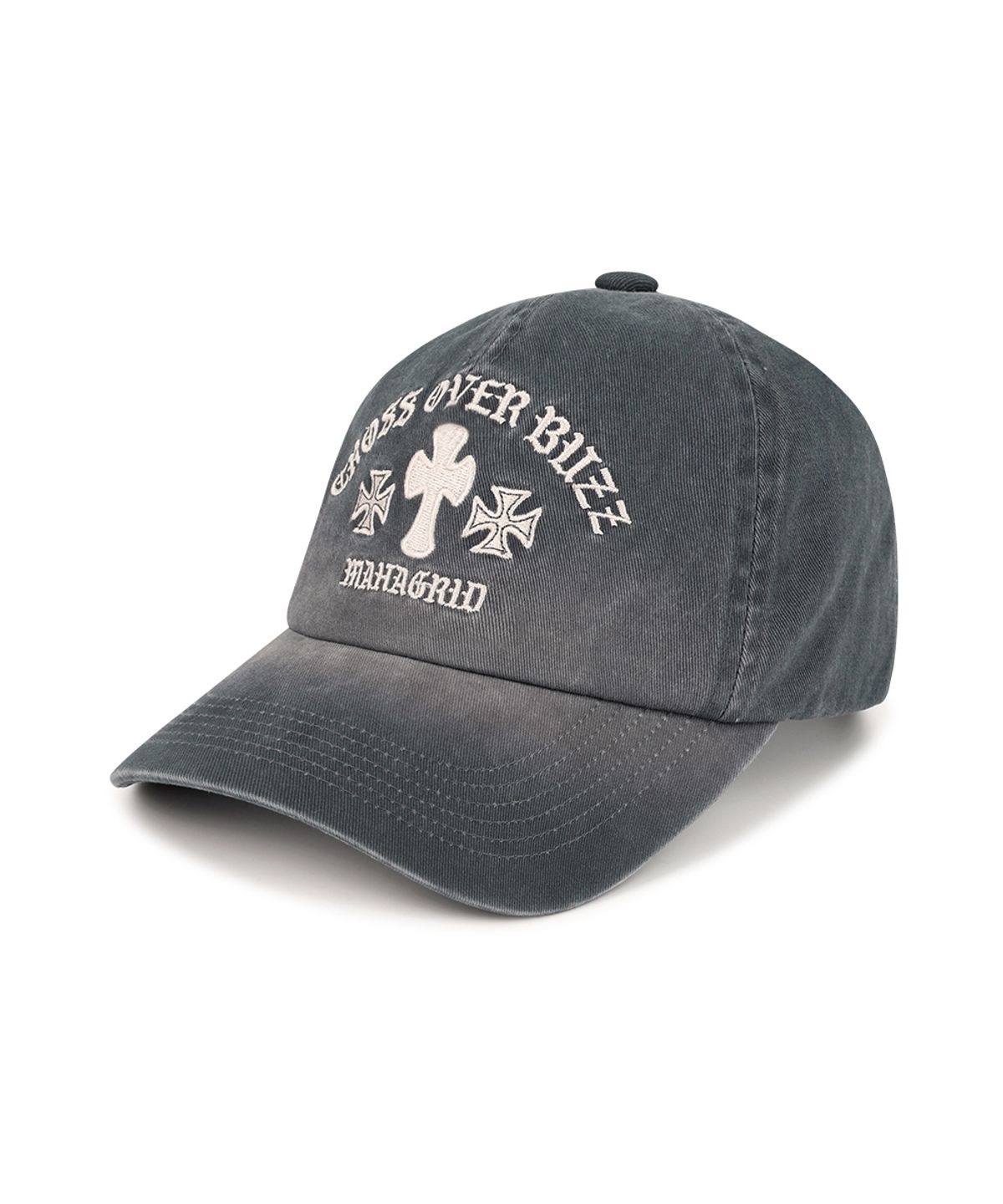 마하그리드(MAHAGRID) IRON CROSS CAP CHARCOAL(MG2GSMAB22A)