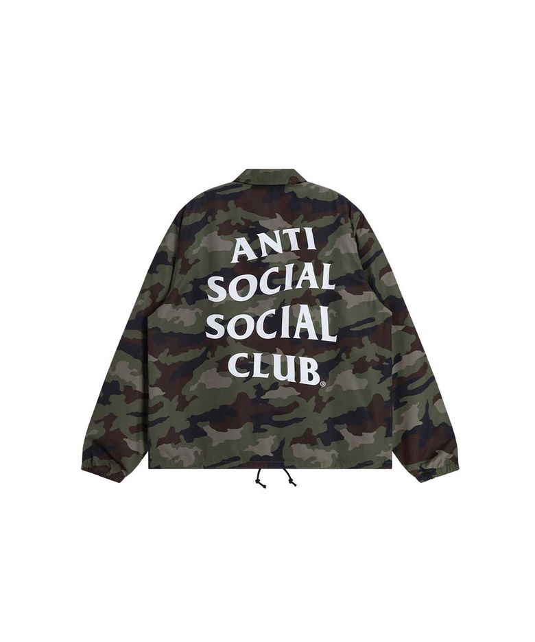 ANTI SOCIAL SOCIAL CLUB COACH JACKET CAMO