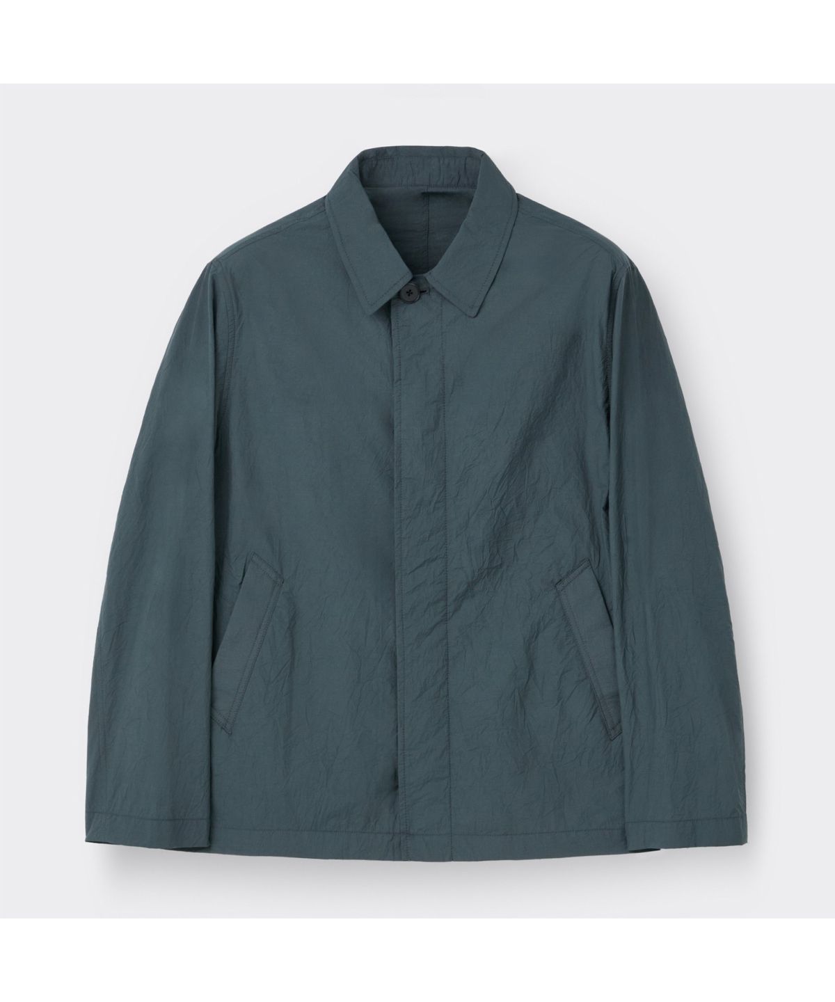 커스텀멜로우(CUSTOMELLOW) Grey Creased Collar Jacket CWJAM26431GYX