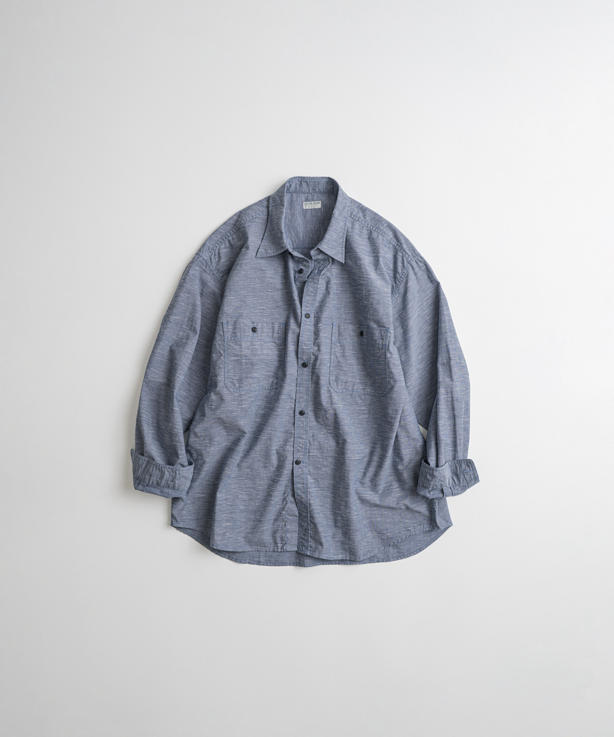 비헤비어(BEHEAVYER) C/L ROVER SHIRTS chambray