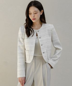 클로니 트위드 자켓_F6S247JK