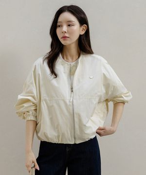 메이진 노카라 봄버 점퍼_F6S249JP