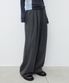 (우먼)썸머 울 스트링 와이드 팬츠 차콜