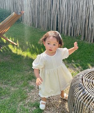 우리 쪼꼬미의 청순함을 책임질게요 - 아기 반팔 원피스