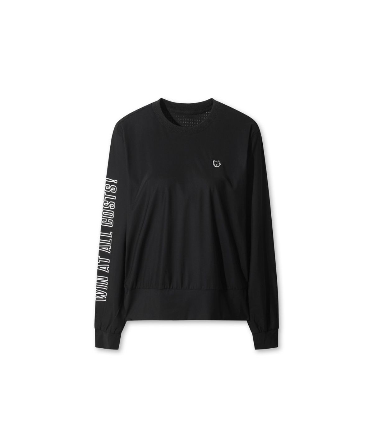왁(WAAC) Women Cool Puff Punching Sweatshirt WWTBM26203BKX