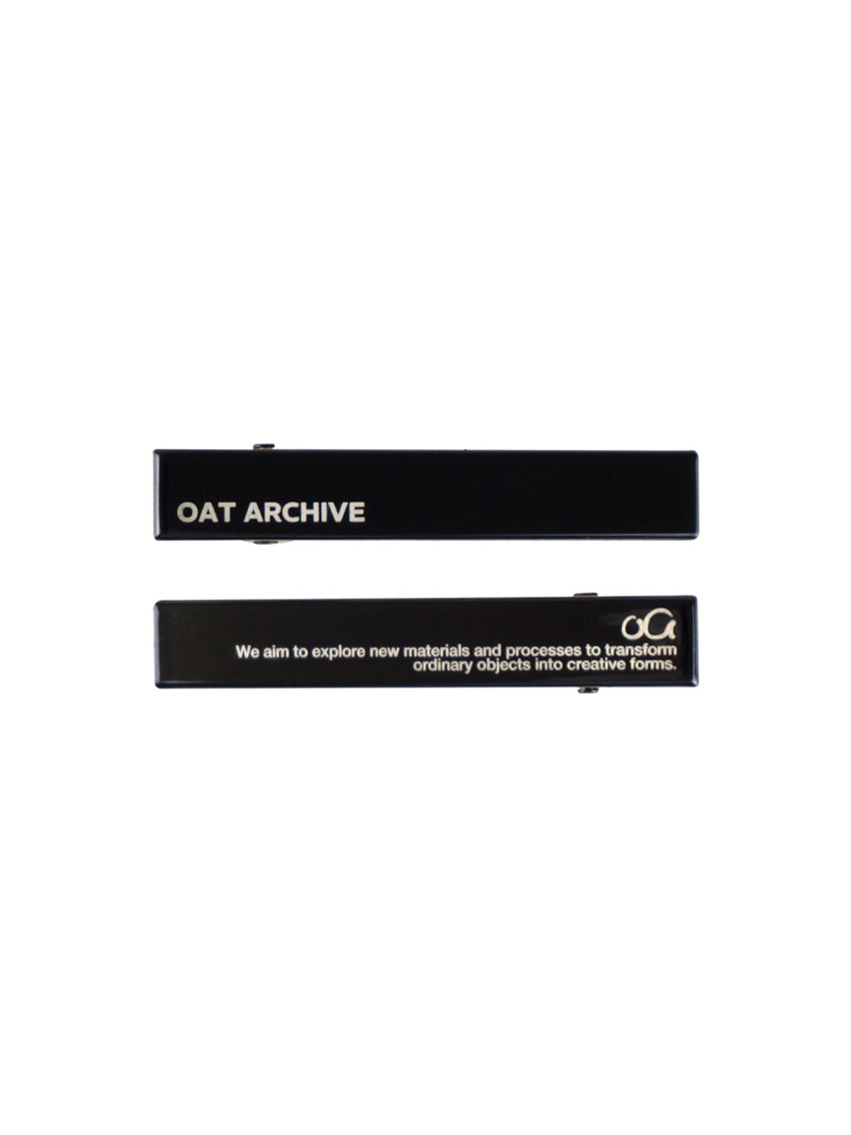 오트아카이브(OAT ARCHIVE) Black Logo 헤어핀