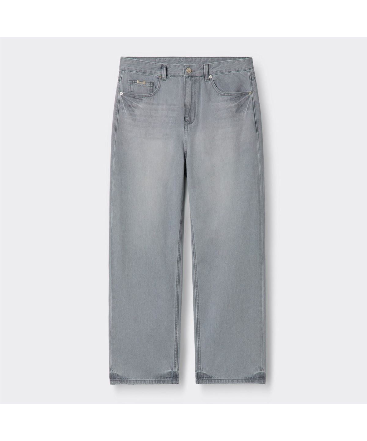 커스텀멜로우(CUSTOMELLOW) Grey Straight Fit Jeans CWPAM26384GYX