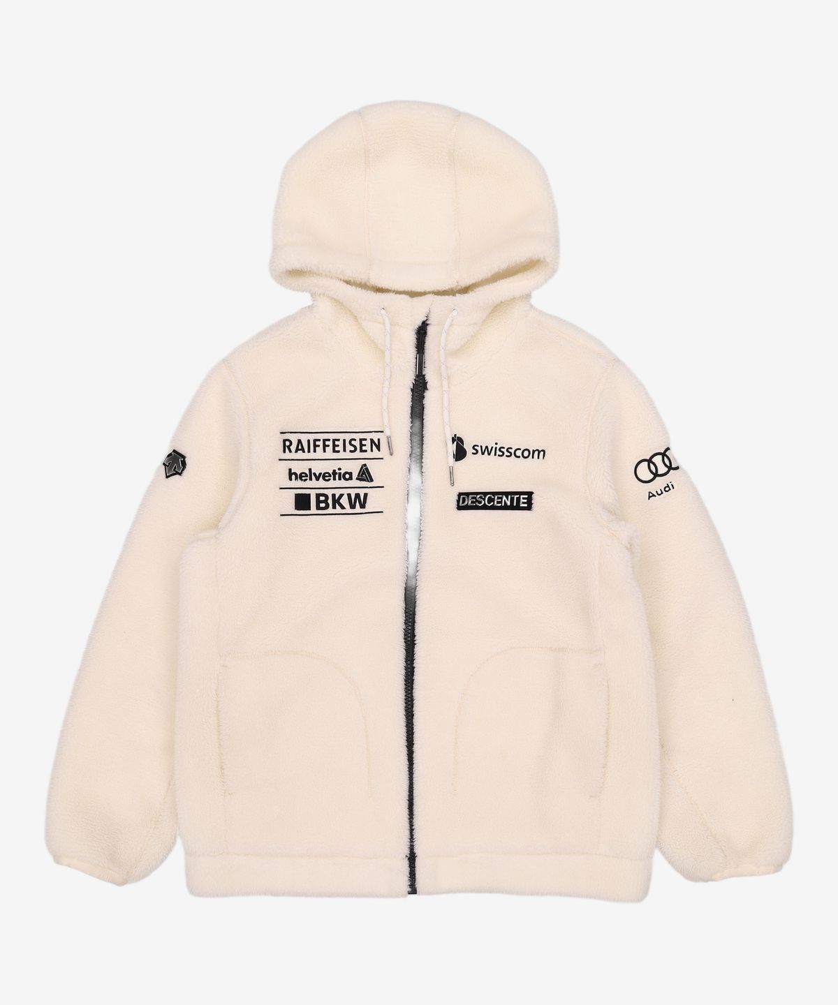 데상트(DESCENTE) [데상트] [40% OFF]남녀공용 스위스스키팀 셰르파 플리스 후드집업 (S0323SKT91) 90