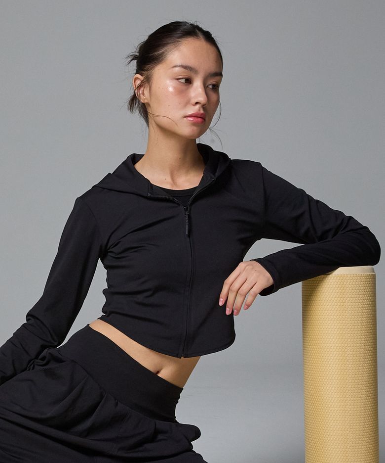 파이널 애슬레틱 슬림핏 쿨링집업 (Black)