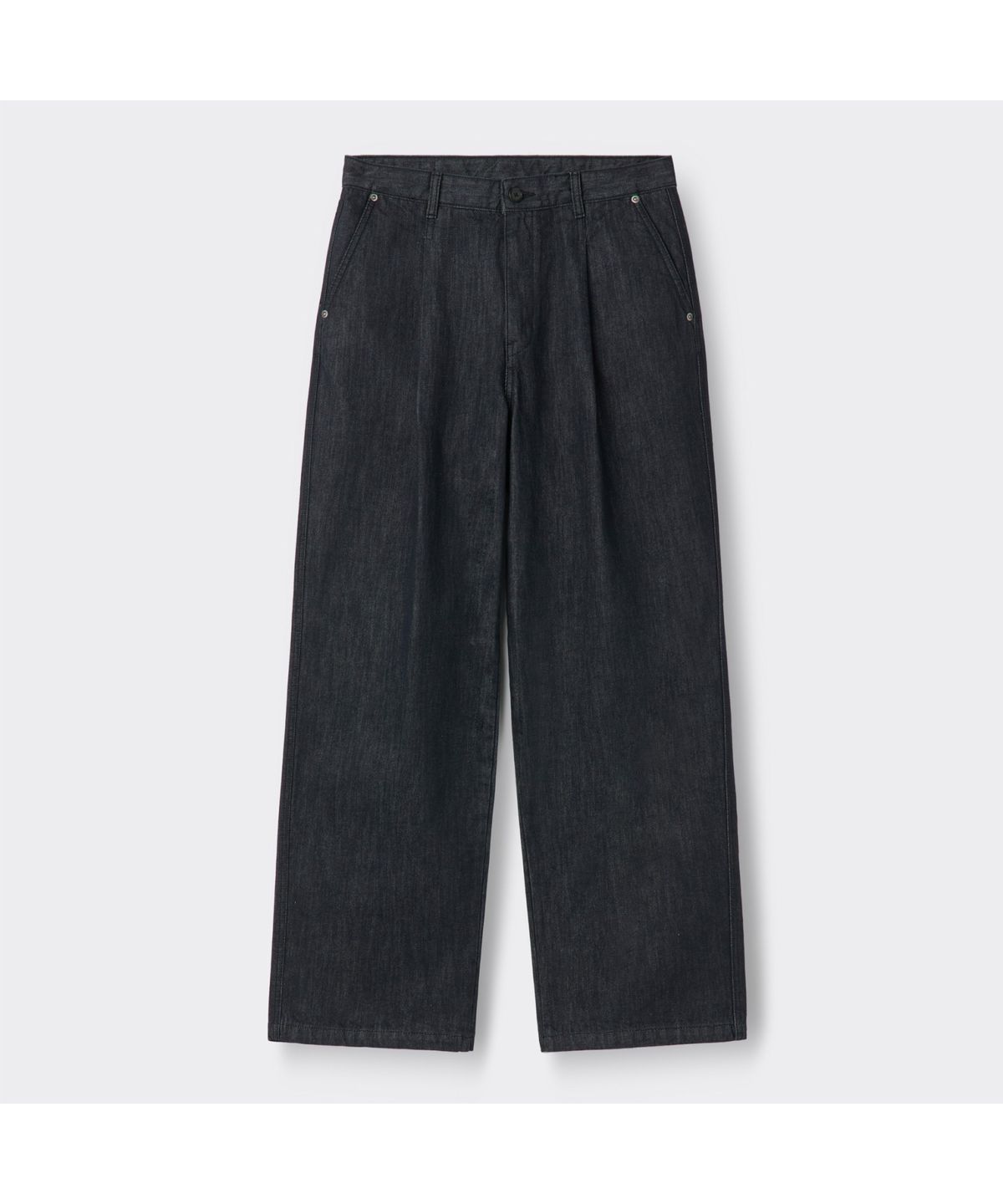 커스텀멜로우(CUSTOMELLOW) Blue One Tuck Jeans CWPAM26389BUX