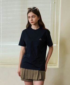 아트워크 로고 반팔 네이비