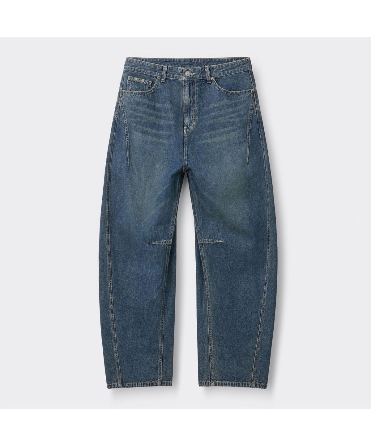 커스텀멜로우(CUSTOMELLOW) Blue Curved Jeans CWPAM26391BUX