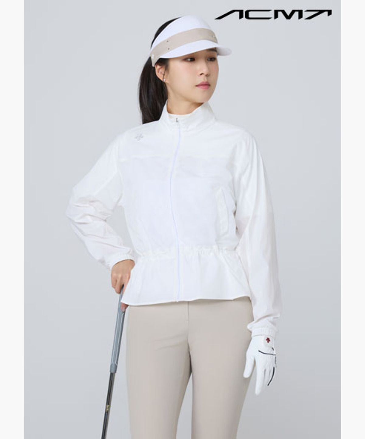 데상트 골프(DESCENTE GOLF) 아크먼트(ACMT) 여성 테크메쉬 점퍼  DR12WFBL36