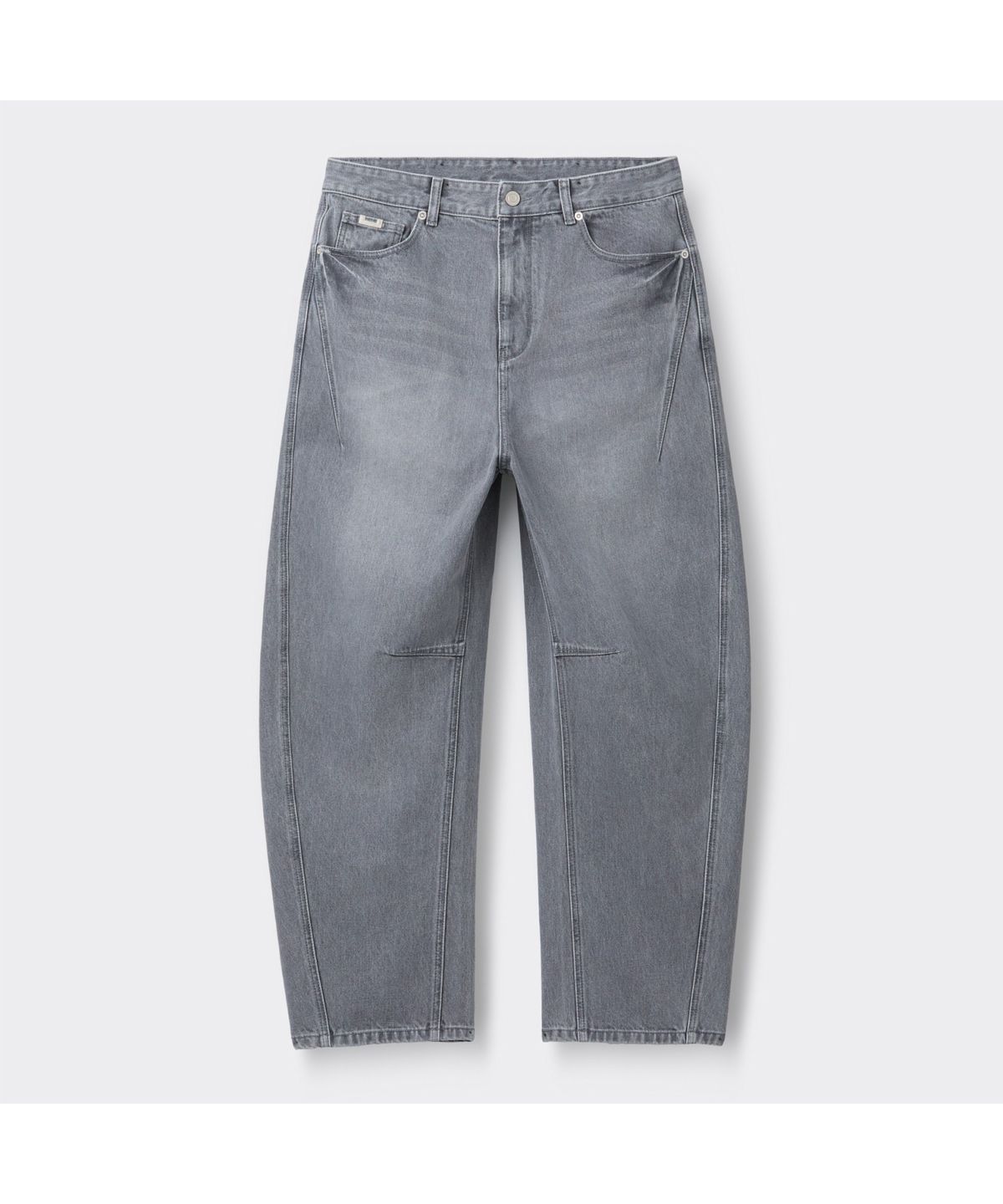 커스텀멜로우(CUSTOMELLOW) Grey Curved Jeans CWPAM26392GYX