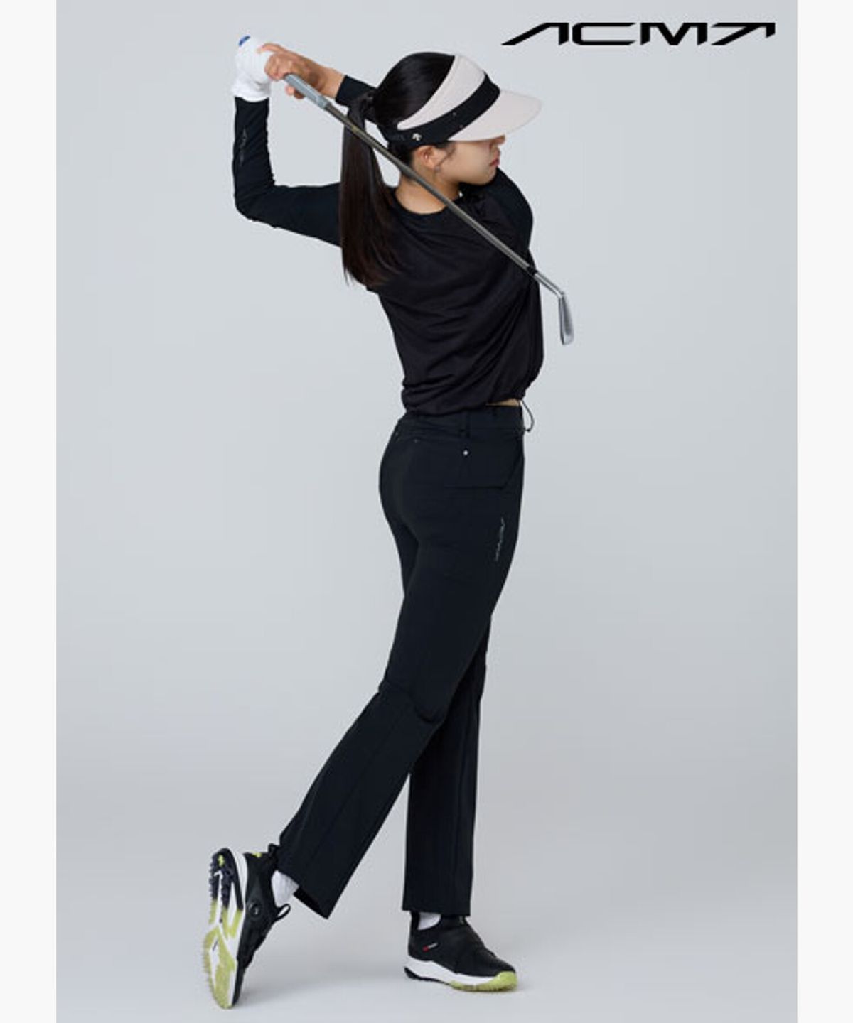 데상트 골프(DESCENTE GOLF) 아크먼트(ACMT) 여성 아크모션 초발수 부츠컷 팬츠  DR22WFPT41