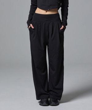 파이널 애슬레틱 쿨링 와이드 레깅스 (Black)