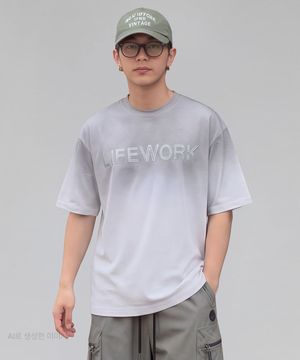 빈티지 테이프 그래픽 반팔 티셔츠