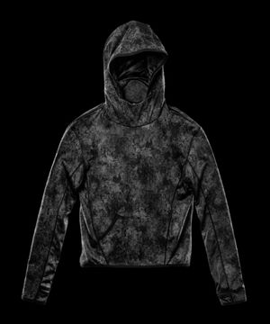 에테리얼 후드 - 워싱블랙