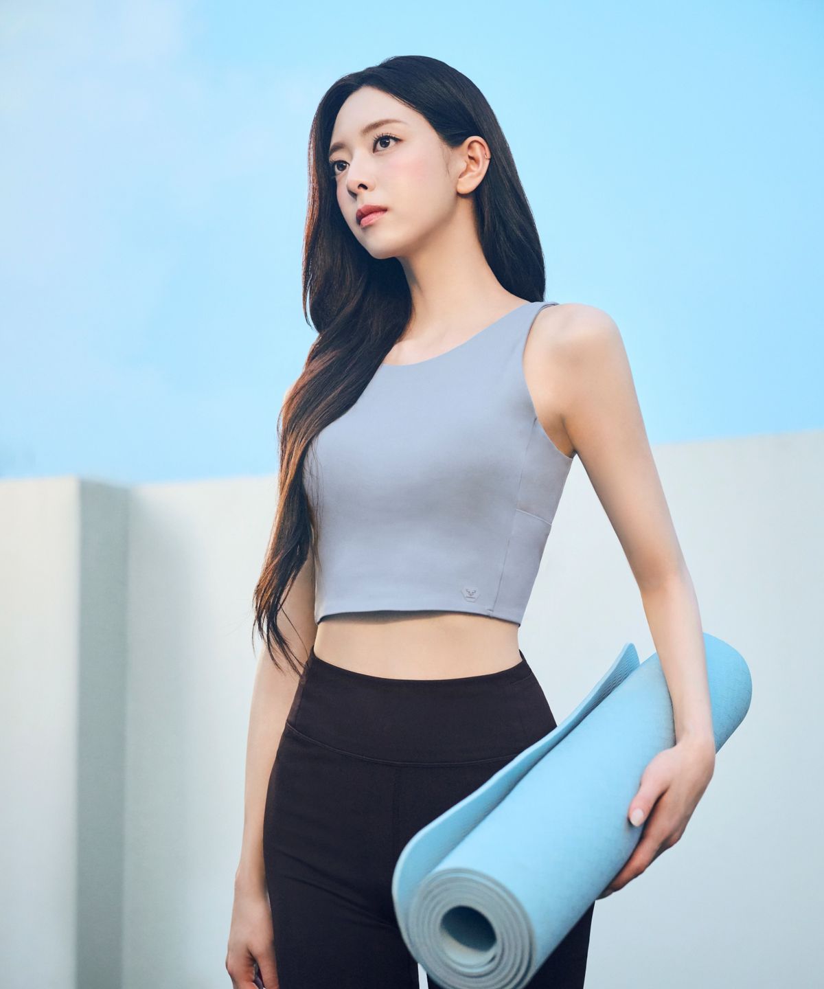 다이나핏(DYNAFIT) PURE SKIN (퓨어 스킨) 여성 브라탑_M/BLUE YWM26284JH
