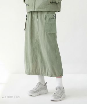 여성) 유틸리티 카고 포켓 스커트