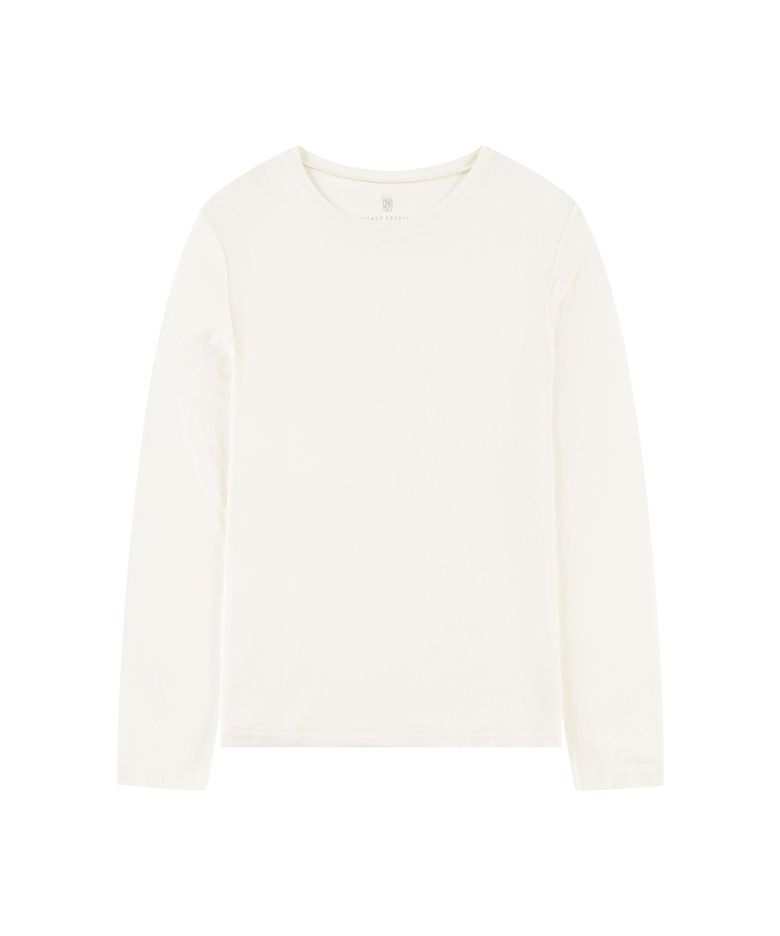 SITP5253 실키 루즈 핏 티셔츠_Ivory
