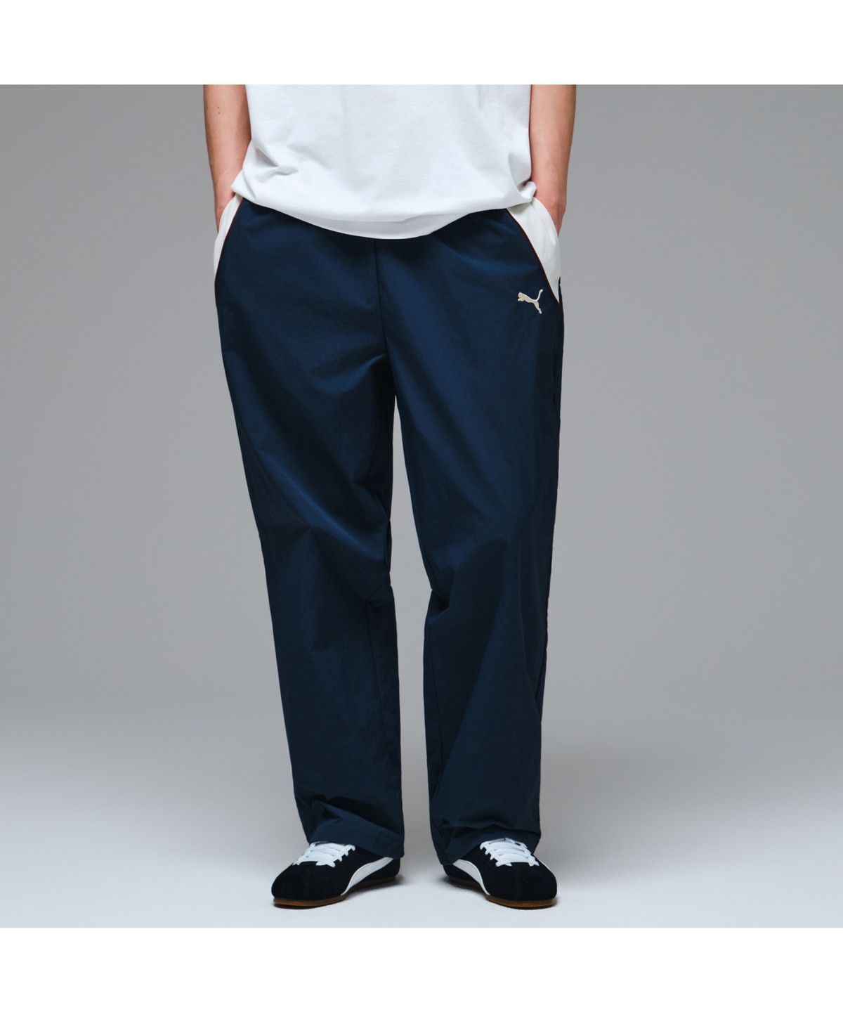 푸마(PUMA) 헤리티지 풋볼 우븐 칼라블럭 팬츠 HERITAGE FOOTBALL COLORBLOCK PANTS WV (63628214)