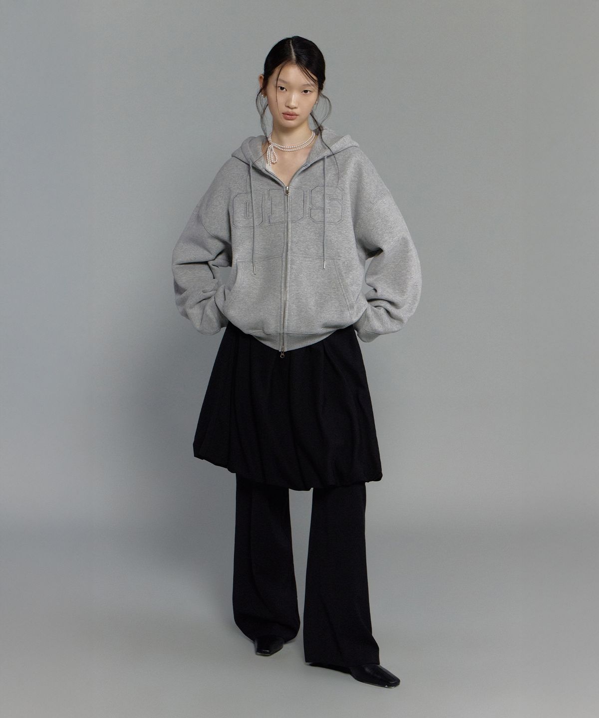 오디에스(ODS) 벌룬 투웨이 스커트 (블랙)