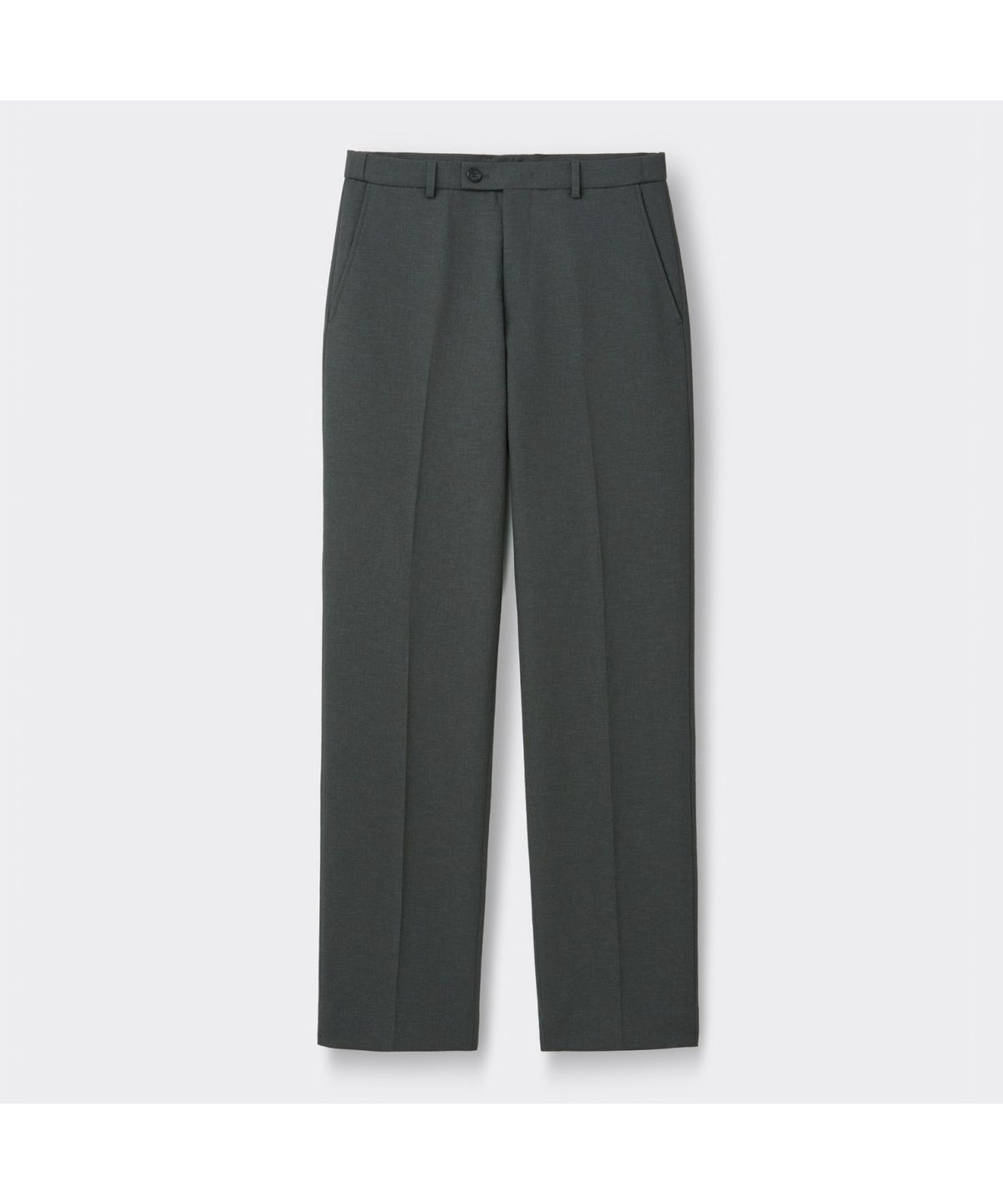 커스텀멜로우(CUSTOMELLOW) Grey Regular Fit Textured Setup Pants CWPAM26401GYD