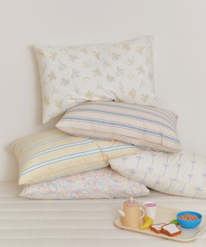 코튼캔디 60수 고밀도순면 키즈 베개커버 4종