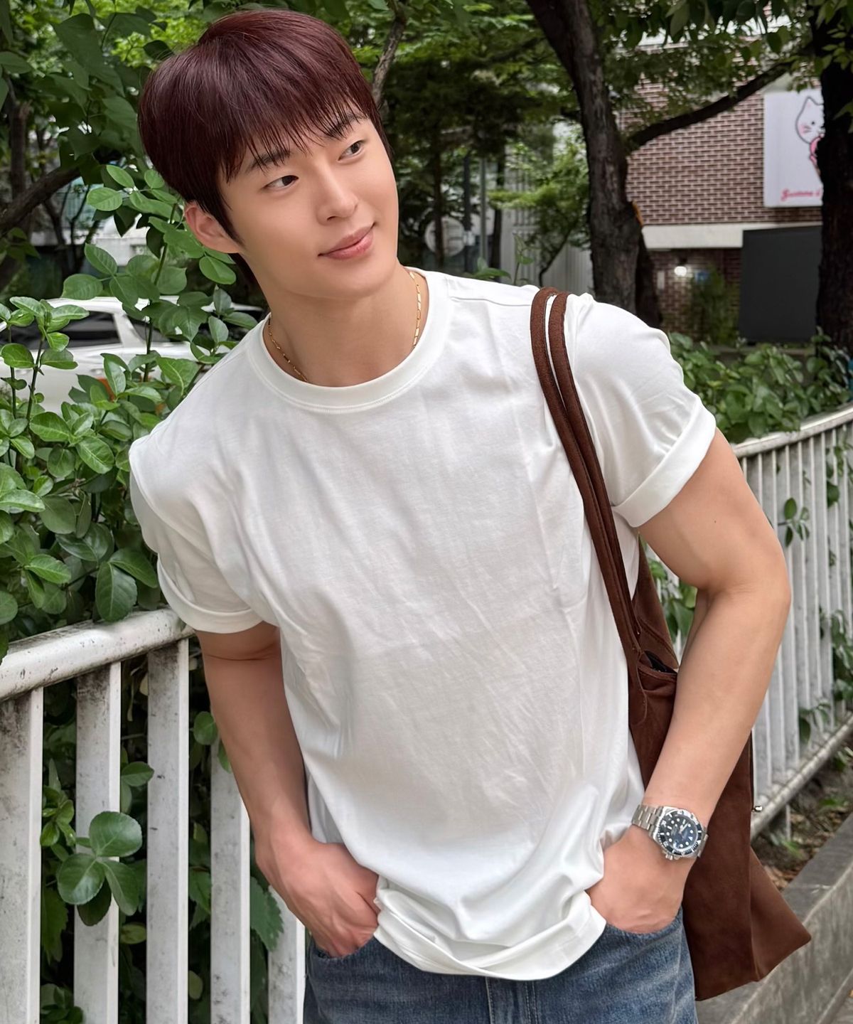 마인드브릿지(MINDBRIDGE) [쿨]라운드 데일리 티셔츠 - 5color
