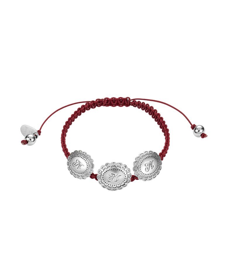 trinity knot bracelet-red