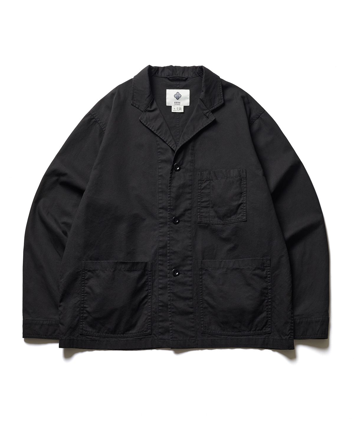 에스파이(ESFAI) REMAIN WORK JACKET (BLACK)