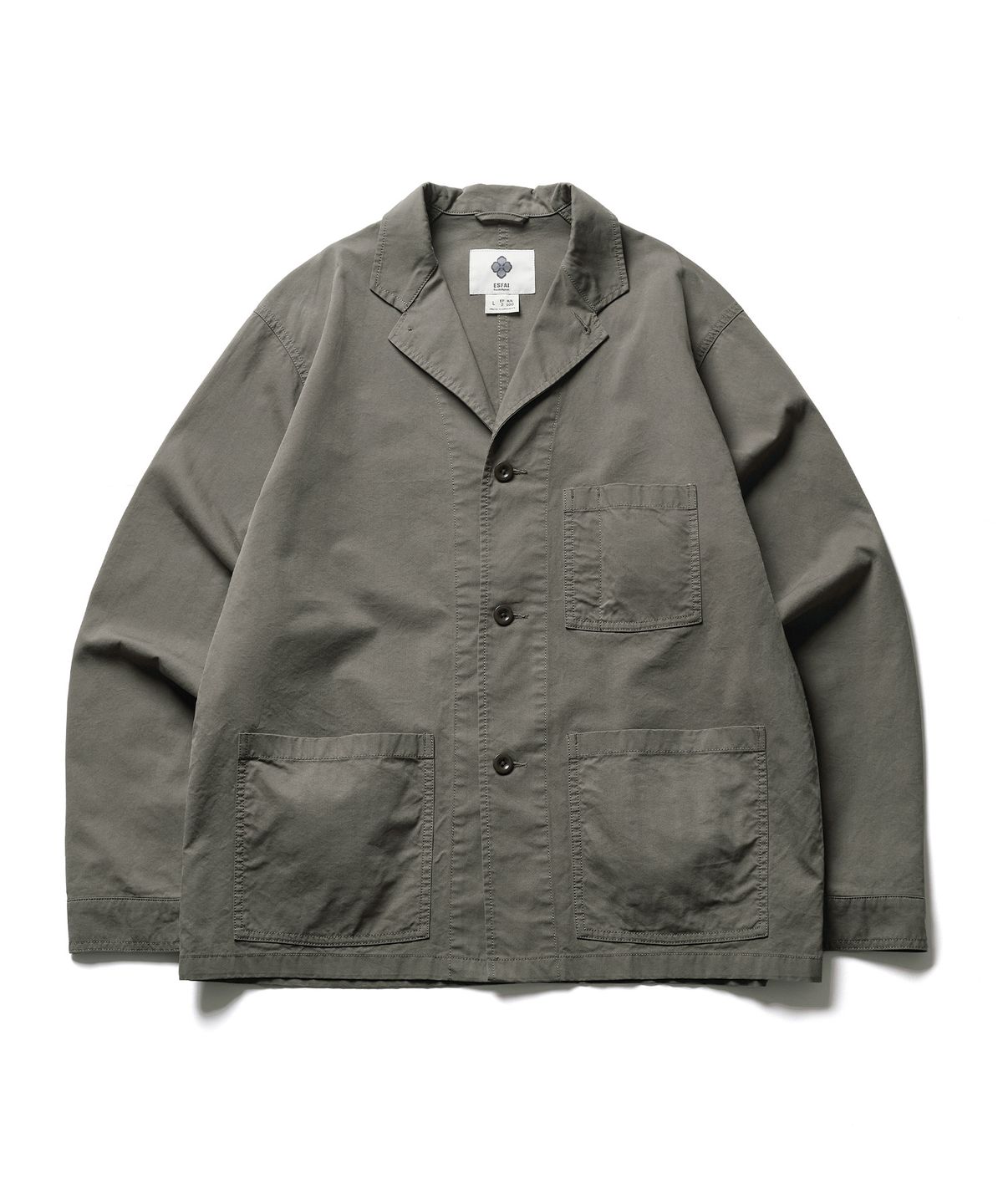 에스파이(ESFAI) REMAIN WORK JACKET (OLIVE GREY)