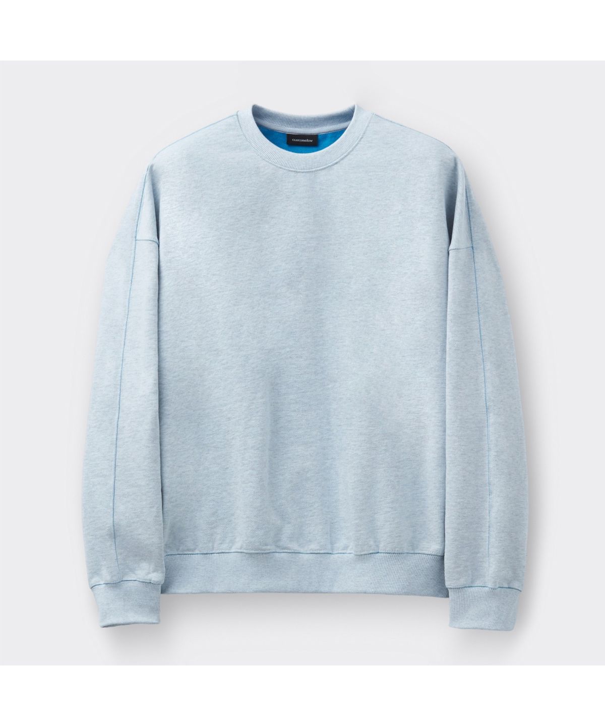 커스텀멜로우(CUSTOMELLOW) Blue Two Tone Sweatshirt CWTAS26116BUX
