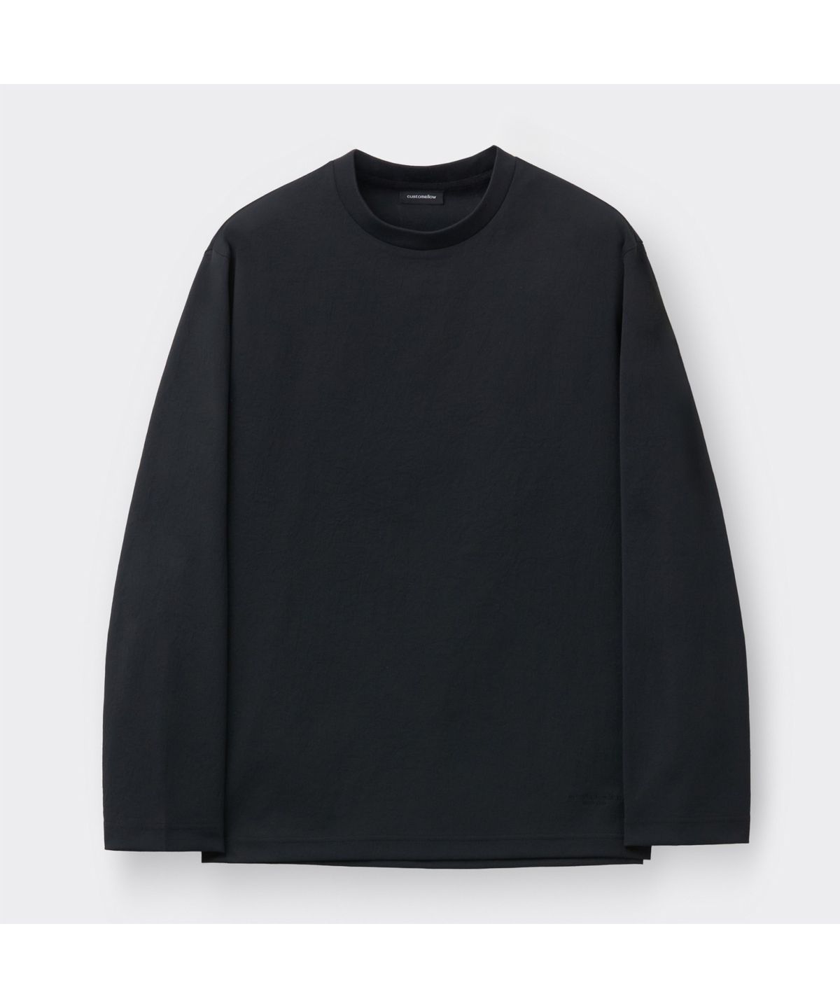 커스텀멜로우(CUSTOMELLOW) Black Woven T-shirt CWTAS26212BKX
